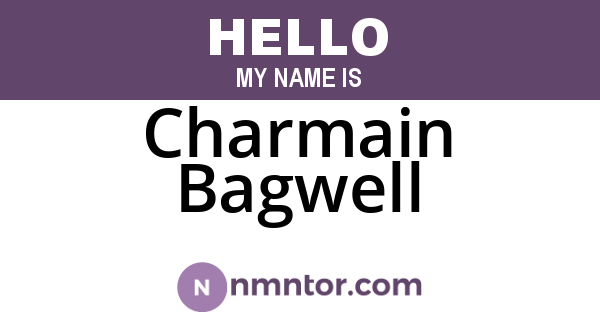 Charmain Bagwell