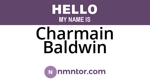 Charmain Baldwin