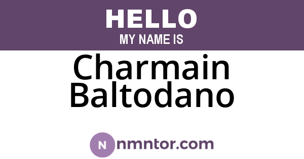Charmain Baltodano