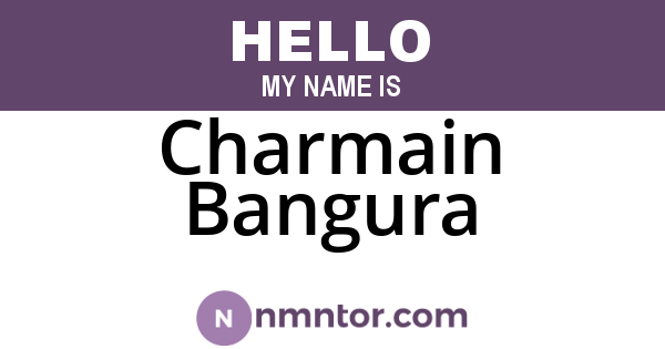 Charmain Bangura
