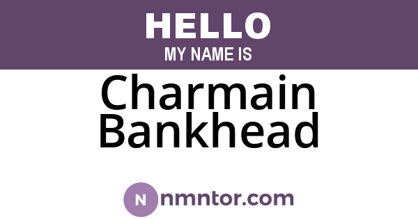 Charmain Bankhead