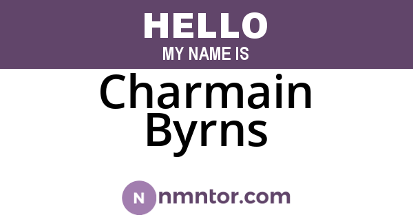 Charmain Byrns