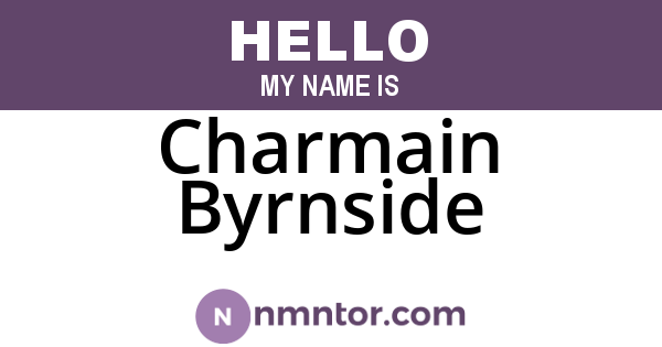 Charmain Byrnside