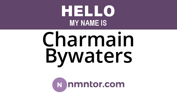 Charmain Bywaters