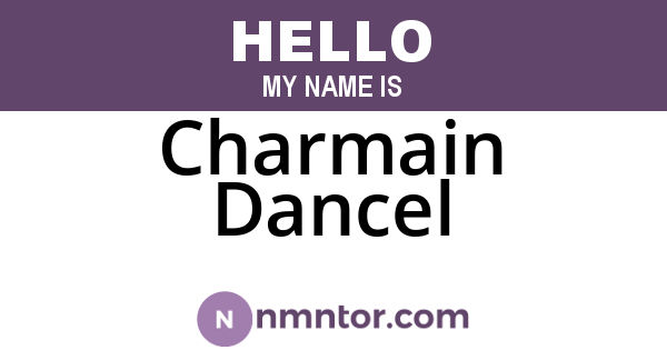 Charmain Dancel