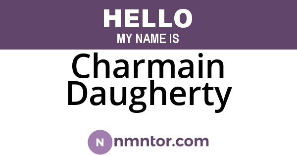 Charmain Daugherty