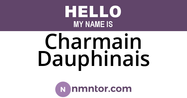 Charmain Dauphinais