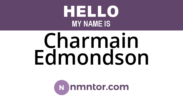 Charmain Edmondson
