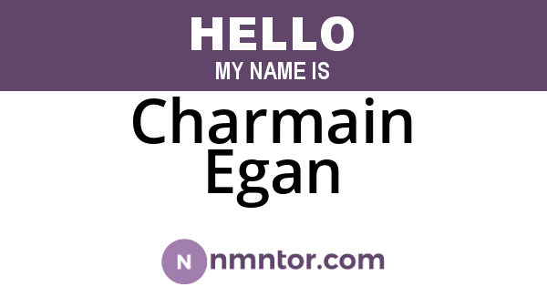 Charmain Egan