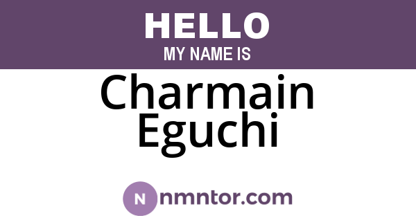 Charmain Eguchi