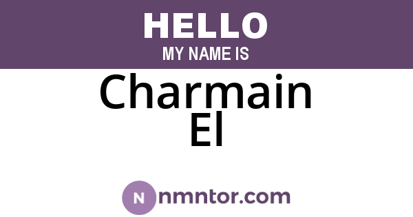 Charmain El
