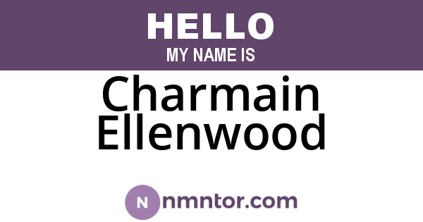 Charmain Ellenwood