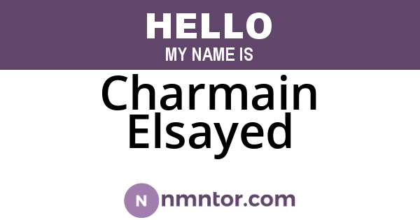 Charmain Elsayed
