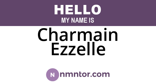 Charmain Ezzelle