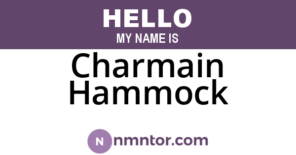 Charmain Hammock