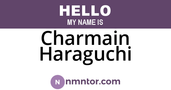 Charmain Haraguchi
