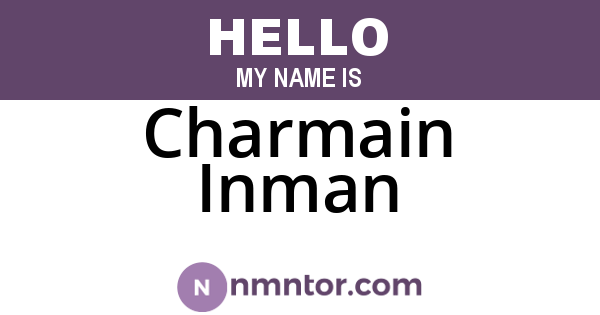 Charmain Inman
