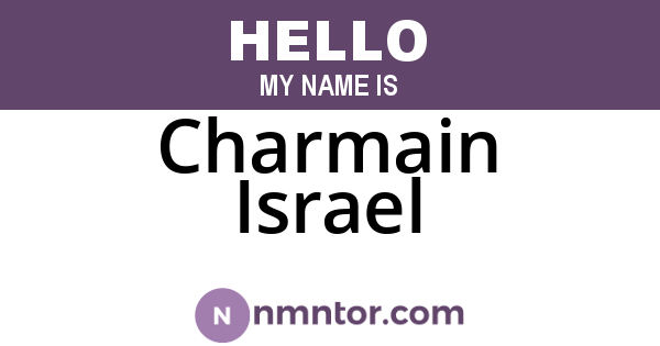 Charmain Israel