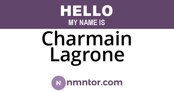 Charmain Lagrone