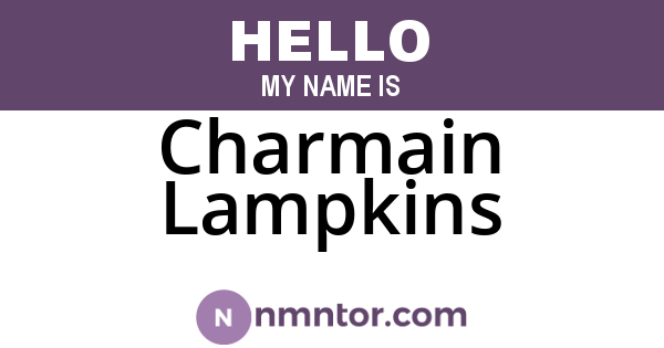 Charmain Lampkins