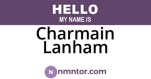 Charmain Lanham