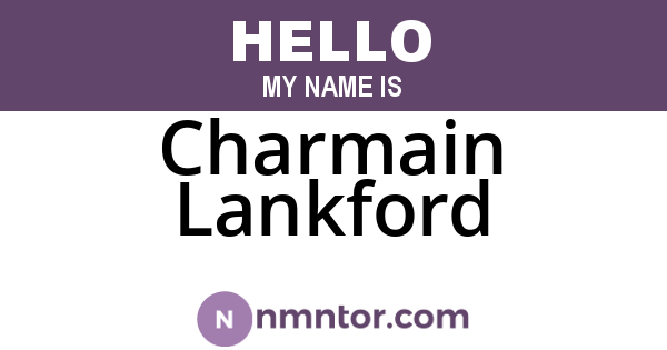 Charmain Lankford