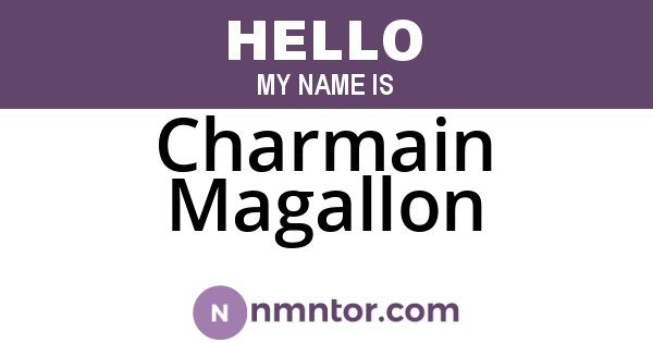 Charmain Magallon