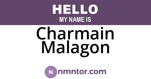 Charmain Malagon
