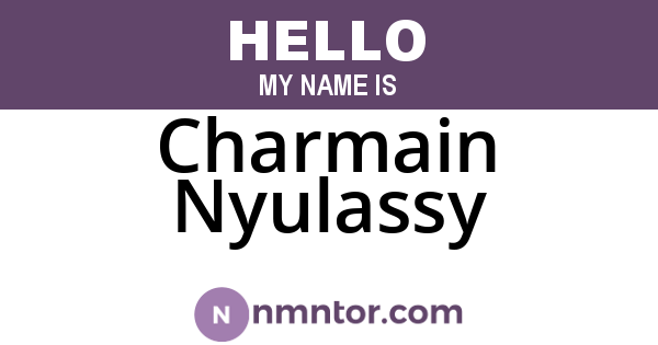 Charmain Nyulassy