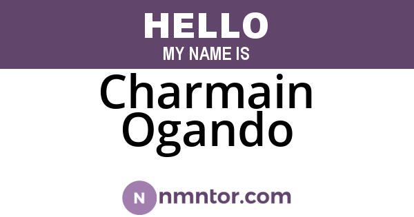 Charmain Ogando