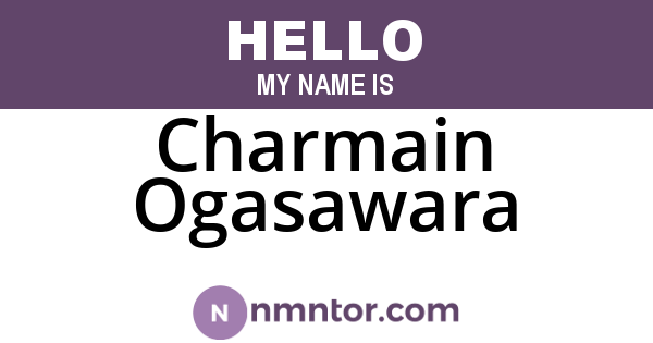 Charmain Ogasawara