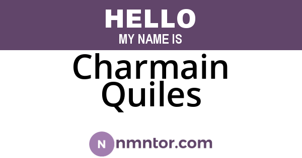 Charmain Quiles