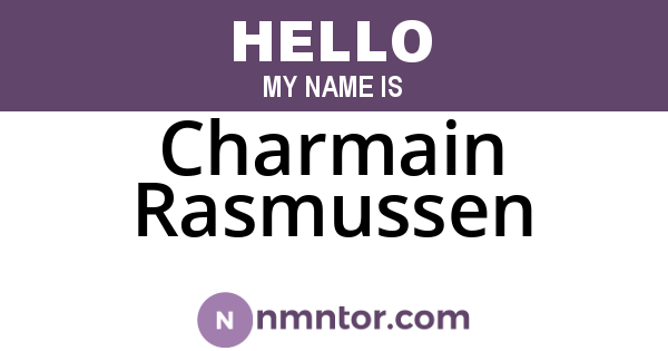 Charmain Rasmussen