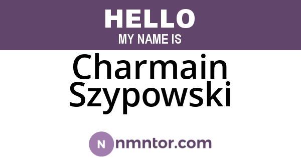 Charmain Szypowski