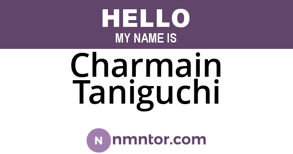 Charmain Taniguchi