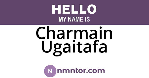 Charmain Ugaitafa