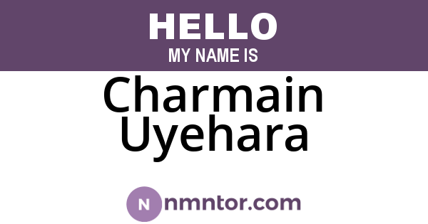 Charmain Uyehara