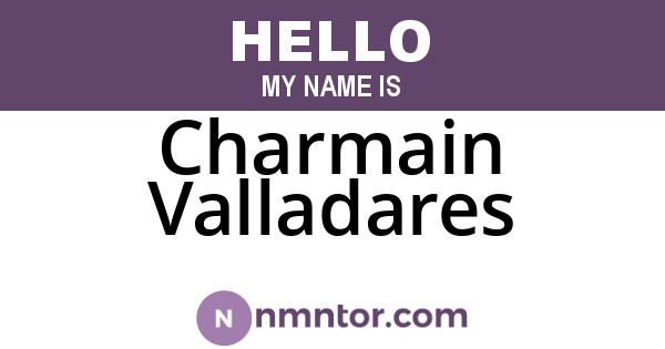 Charmain Valladares