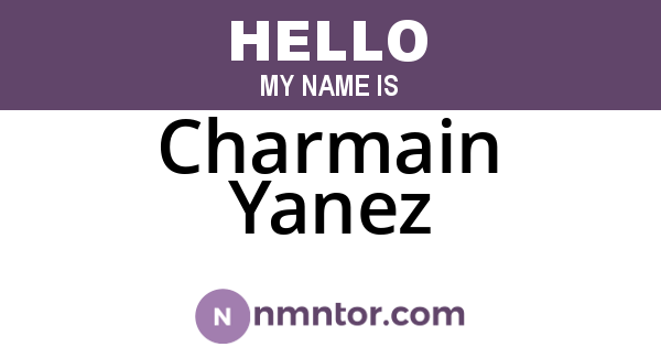 Charmain Yanez
