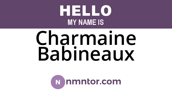 Charmaine Babineaux