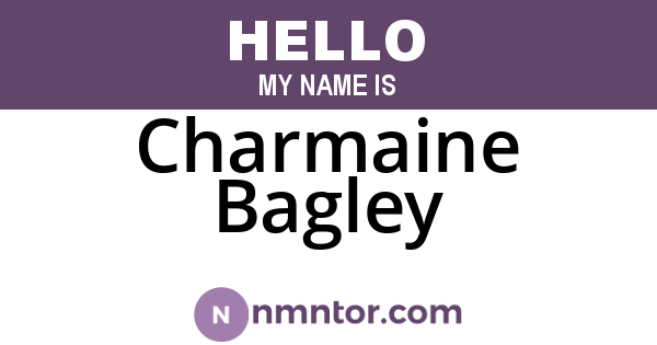 Charmaine Bagley