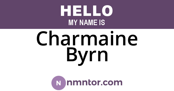 Charmaine Byrn