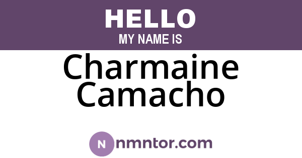 Charmaine Camacho