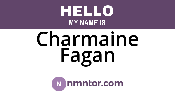 Charmaine Fagan