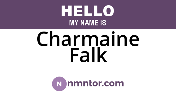 Charmaine Falk