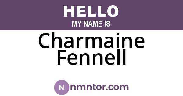 Charmaine Fennell