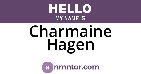 Charmaine Hagen