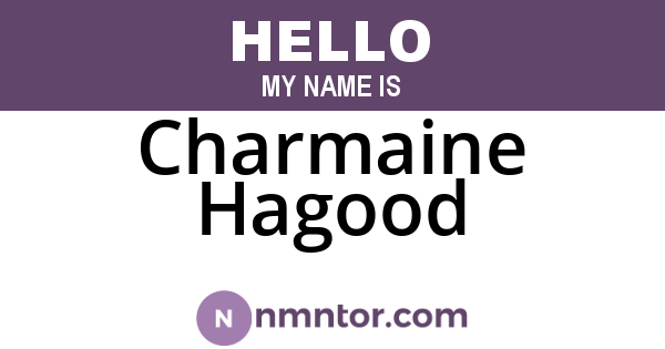 Charmaine Hagood