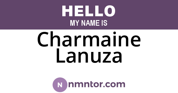 Charmaine Lanuza