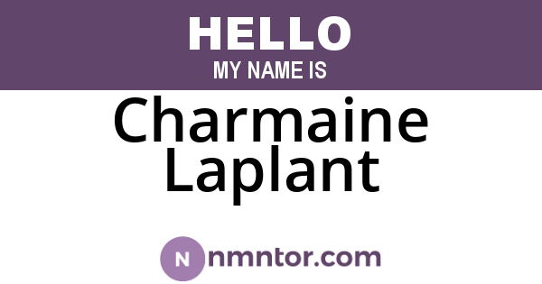 Charmaine Laplant